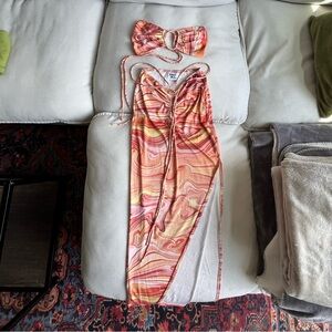 Vibrant Swirl Bikini Set